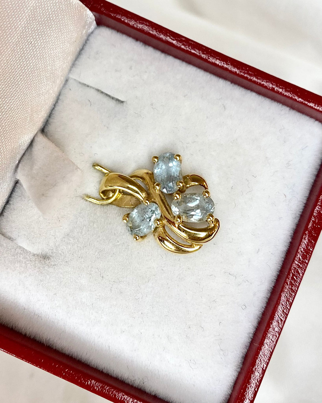 Pendentif Topazes 1.50 carat &quot;Virginia&quot; - Elliade Paris