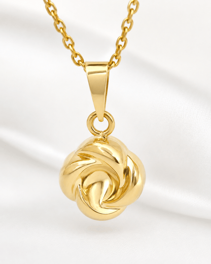Pendentif Tourbillon Or Jaune 18 carats "Isidore" - Elliade Paris