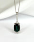 Pendentif Tourmaline Verte 3.15 carats & Diamant "Nadia" - Elliade Paris