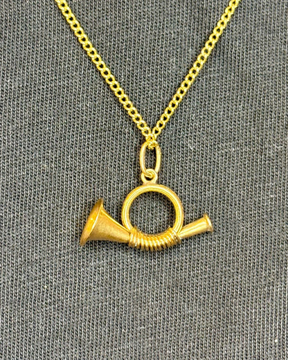Pendentif Trompette Or Jaune "Oléa" - Elliade Paris
