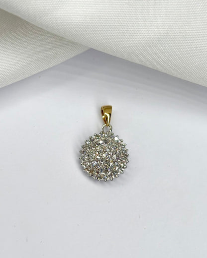 Pendentif Vintage 50 Diamants 0.50 carat &quot;Julia&quot; - Elliade Paris