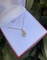 Pendentif Vintage Émeraude & Diamants "Éline" - Elliade Paris