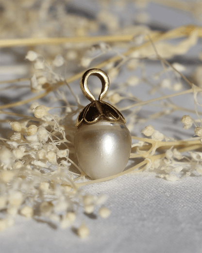 Pendentif vintage perle et or - Elliade Paris
