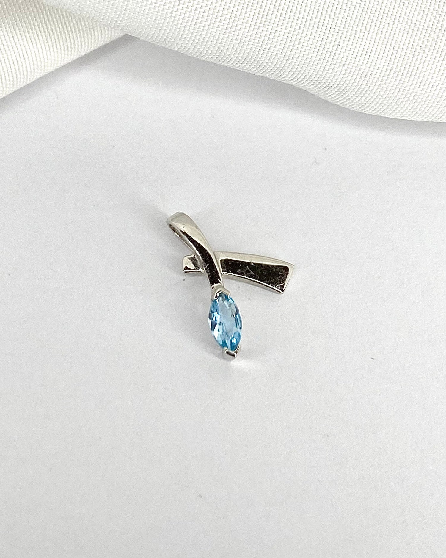 Pendentif Vintage Topaze &quot;Violaine&quot; - Elliade Paris