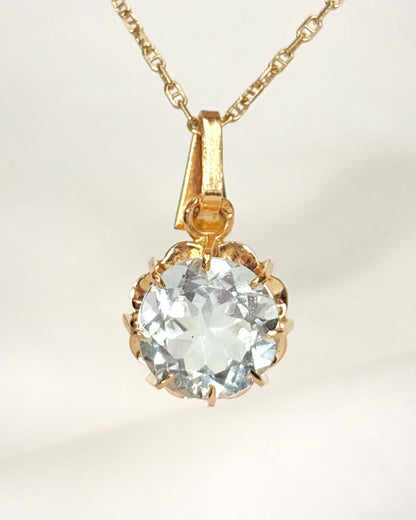 4.20 Carat Aquamarine Pendant "Joelle"
