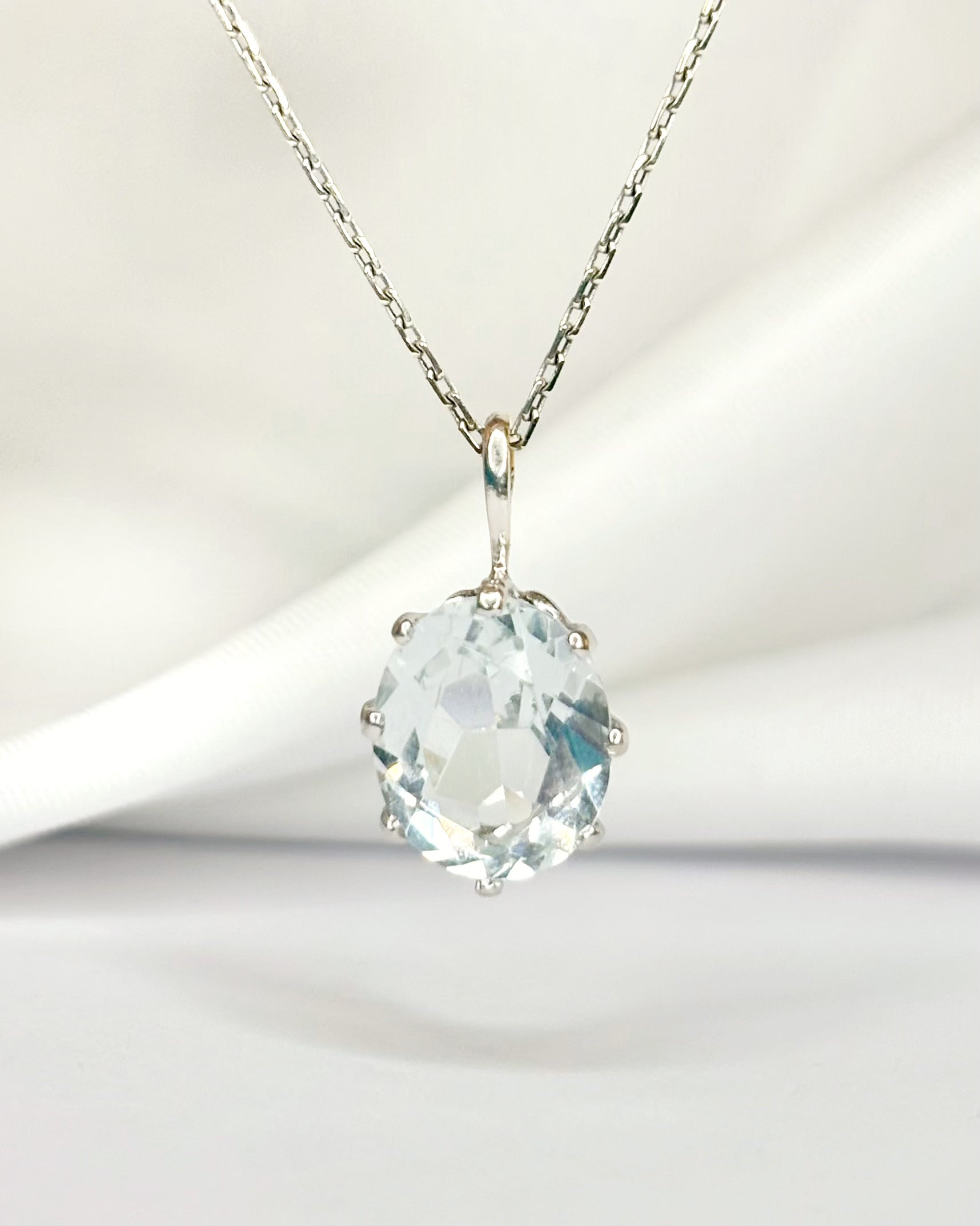 Pendentif Aigue-Marine 3.30 carats "Vanina"
