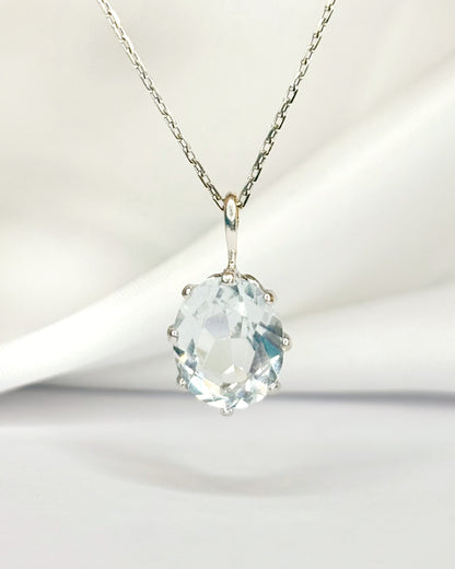 Pendentif Aigue-Marine 3.30 carats "Vanina"