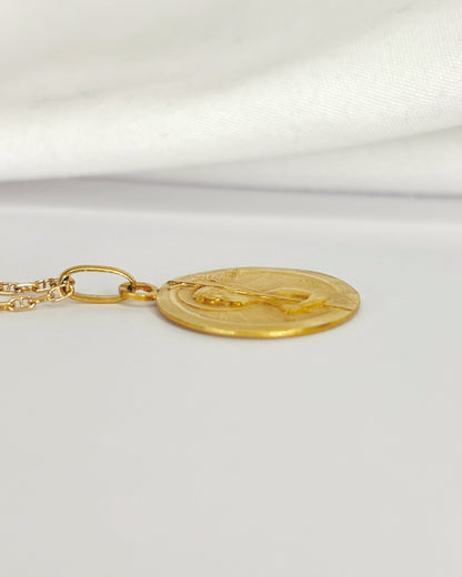 Médaille Or Jaune 18 carats "Abraham"