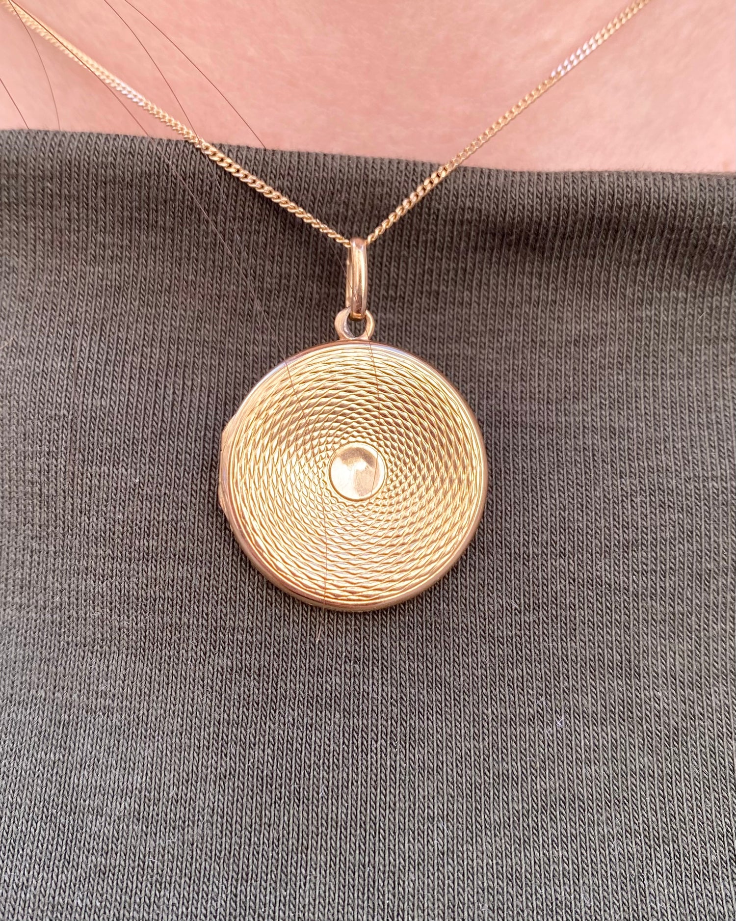 Pendentif Ouvrant Or Jaune &quot;Katherine&quot;