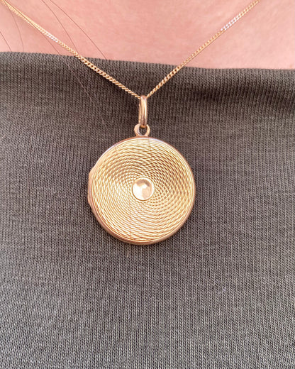 Pendentif Ouvrant Or Jaune &quot;Katherine&quot;
