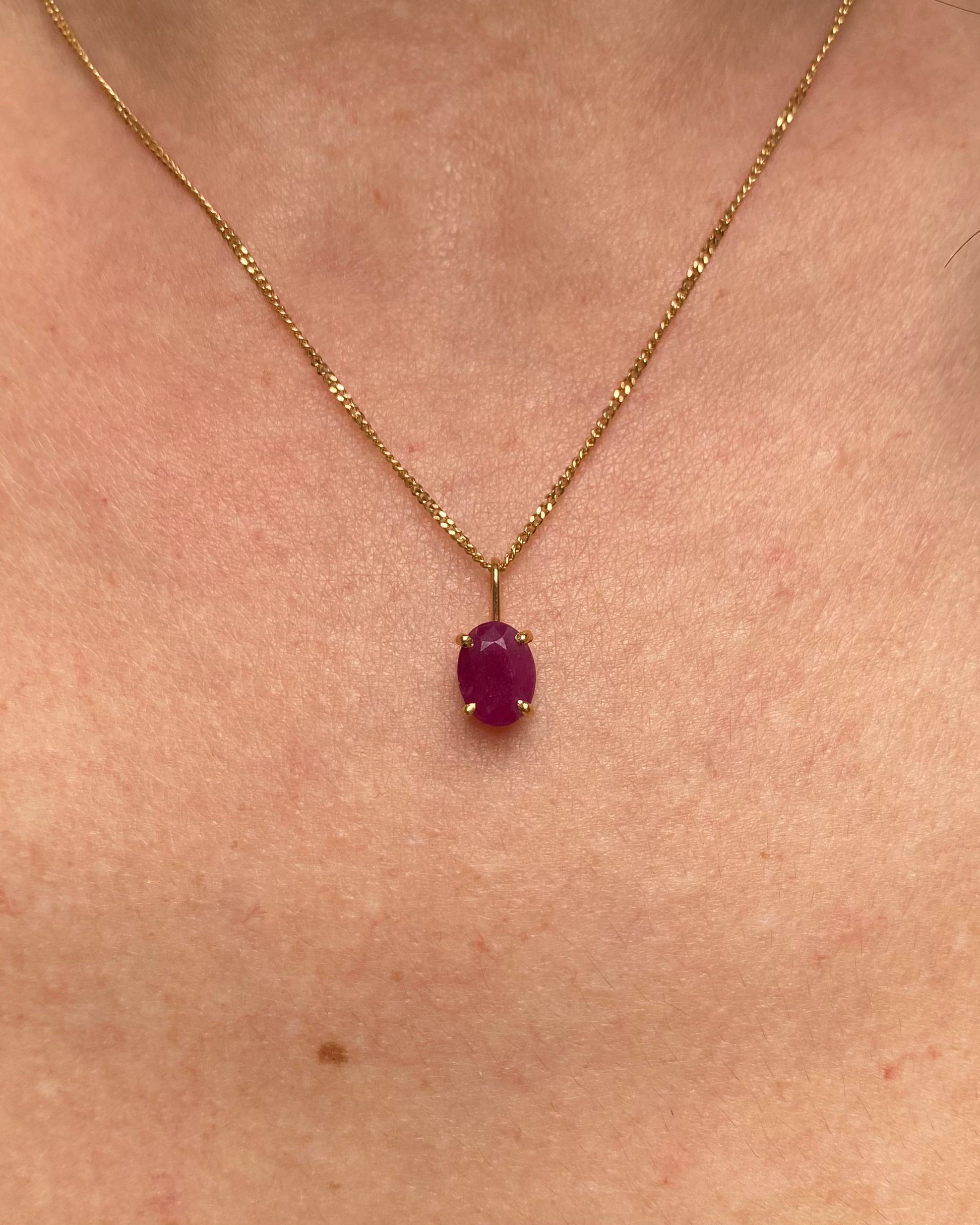 Pendentif Rubis 1.56 carat "Ambrine"