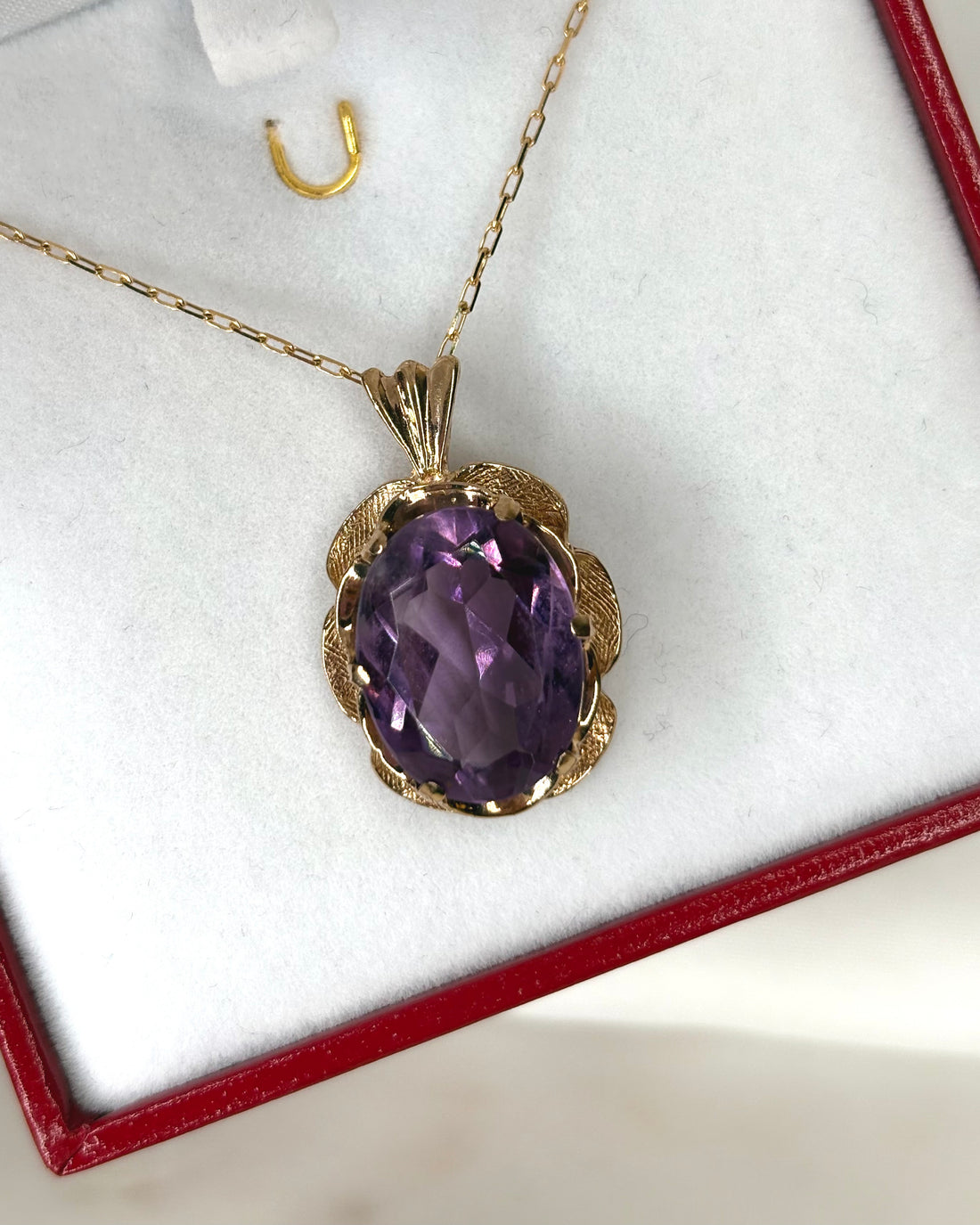 Pendentif Améthyste 7.50 carats &quot;Esperanza&quot;