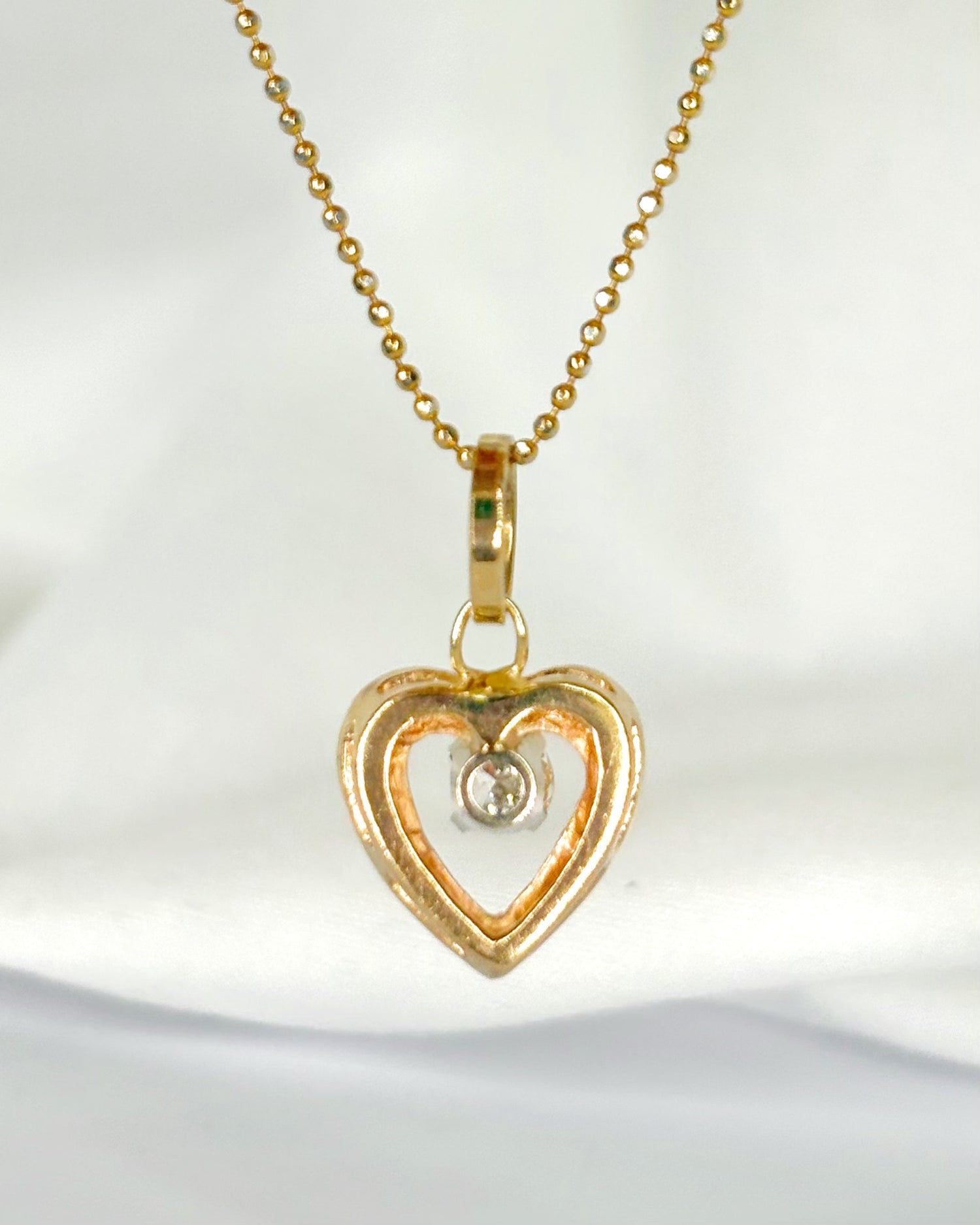 Colgante Corazón Diamante 0,30 quilates "Sybille"