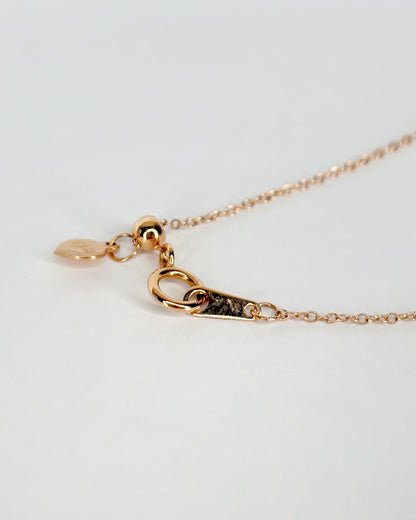 Collier Tourmaline 1.10 carat, Diamants &amp; Or 7,65g "Lucille"