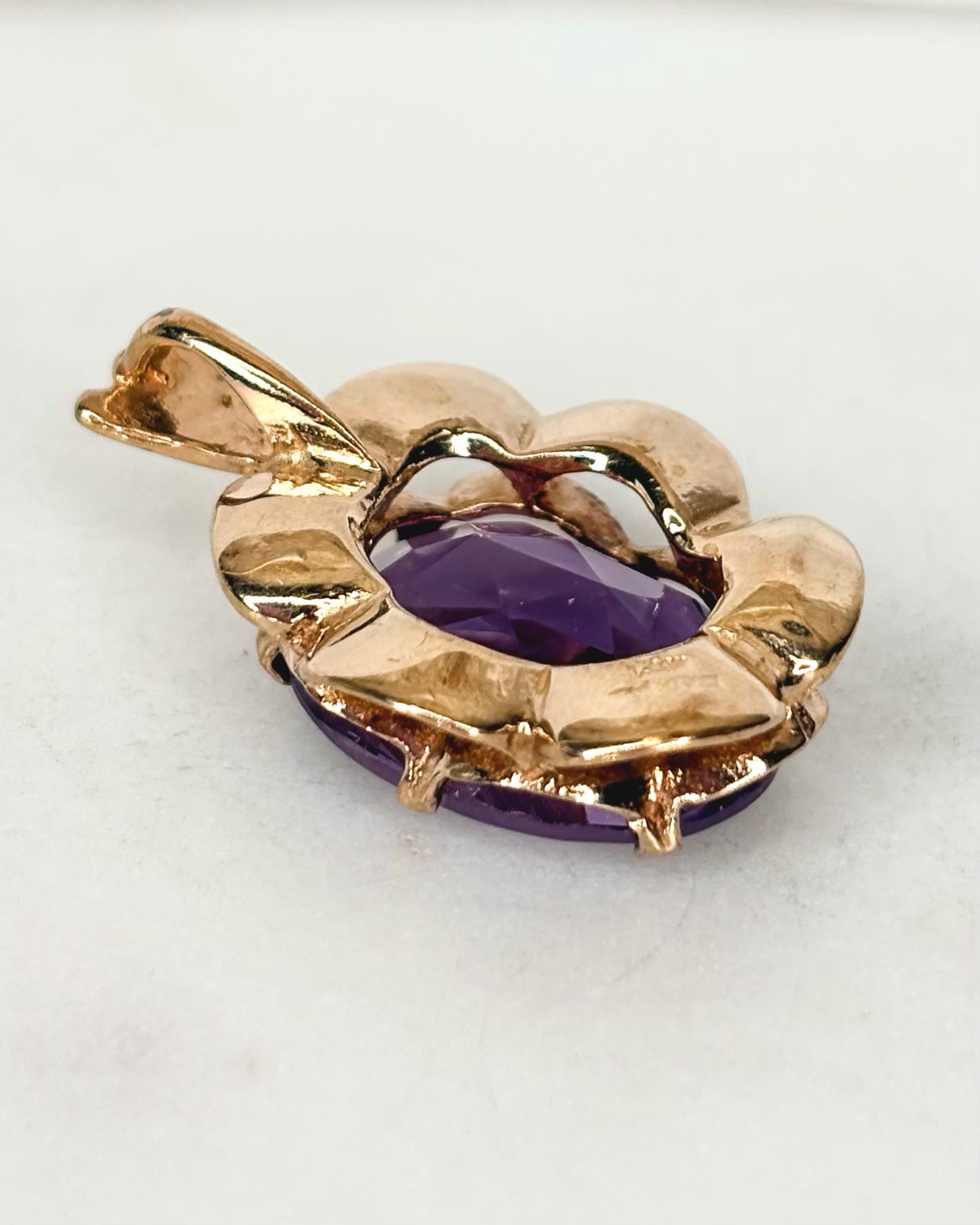 Pendentif Améthyste 7.50 carats &quot;Esperanza&quot;
