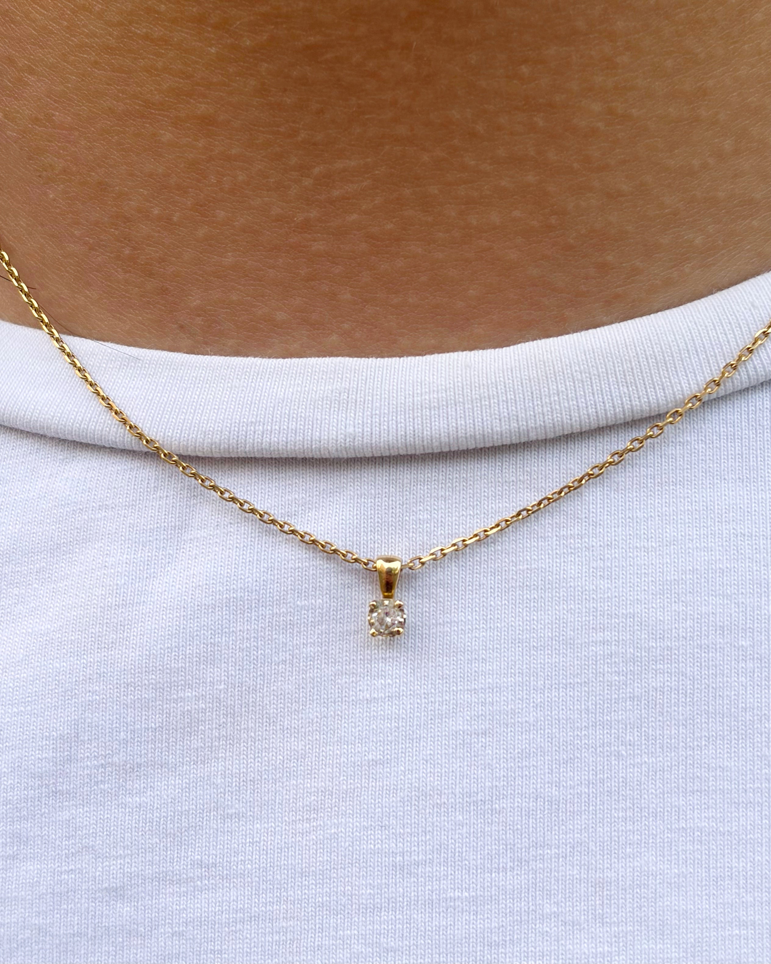 Pendentif Diamant "Georgina" - Elliade Paris