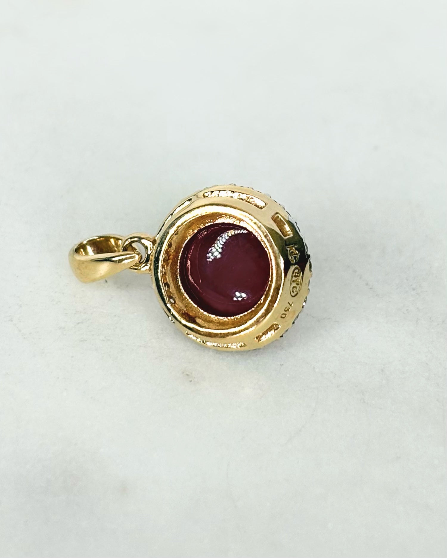 Pendentif Rubis 4.60 carats &amp; Diamants &quot;Romane&quot;