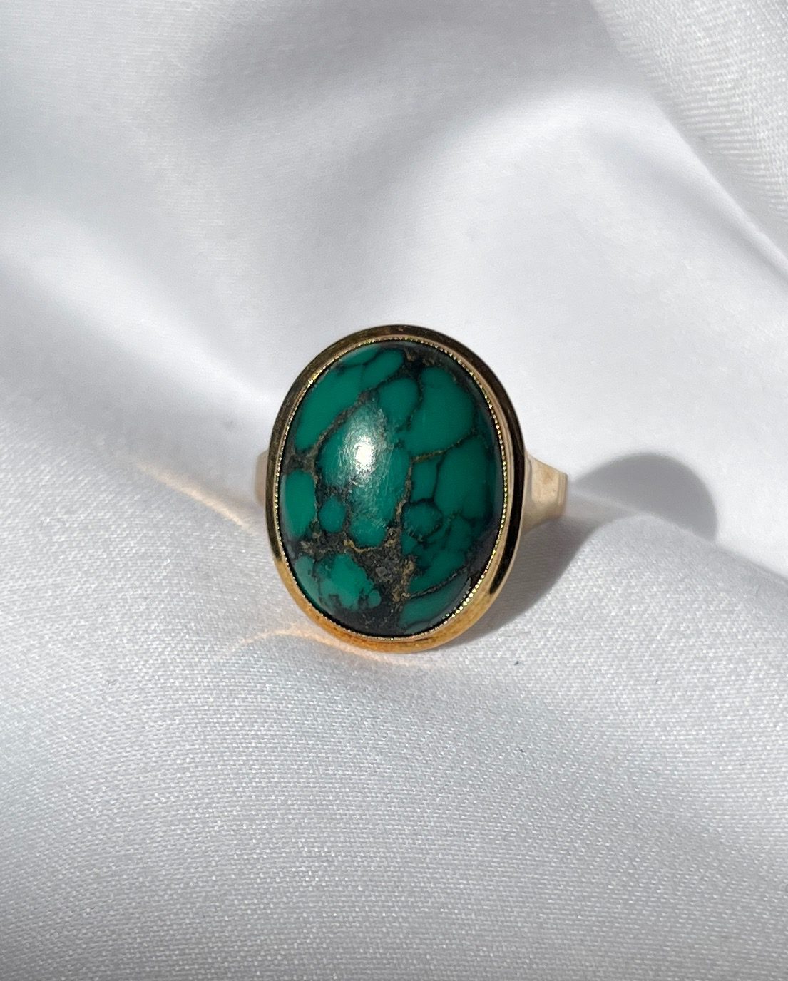 Bague Cabochon Turquoise "Ondine" - Elliade Paris