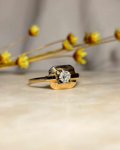 Bague Tank &amp; Diamant &quot;Loriana&quot;