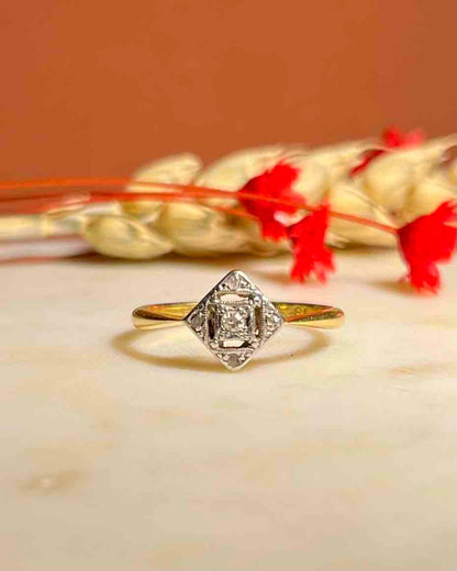Bague Art Déco Diamants &quot;Lisana&quot;