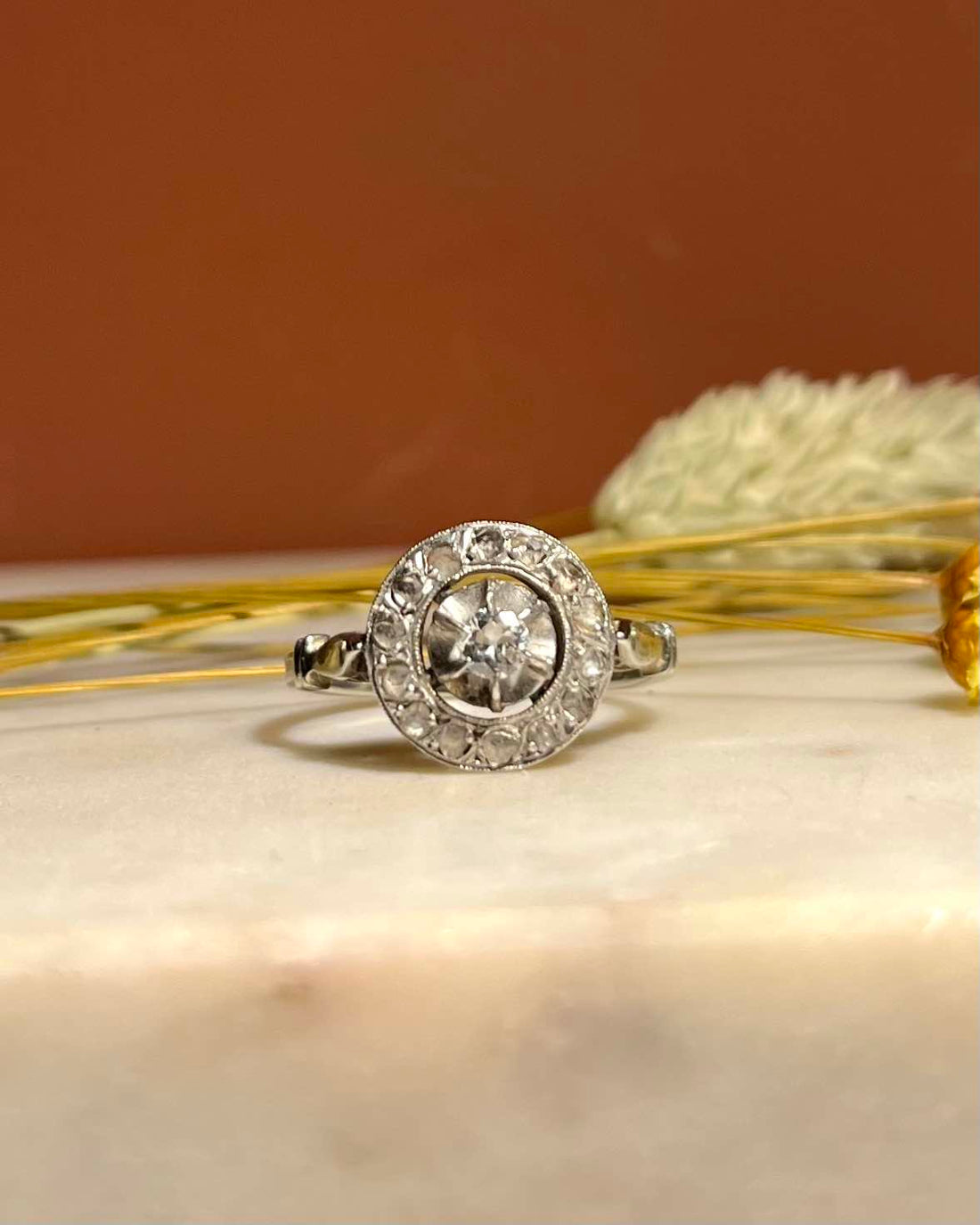 Bague Art-Déco Diamants &quot;Orléa&quot;
