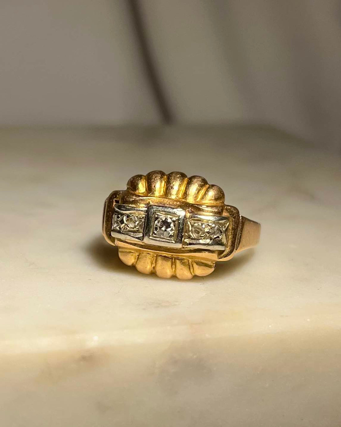 Anillo de tanque de diamantes &quot;Toscana&quot;