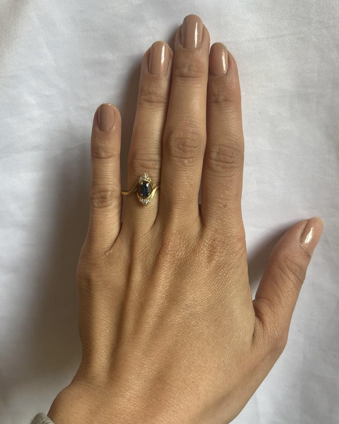 Bague Saphir &amp; Diamants &quot;Alixia&quot;