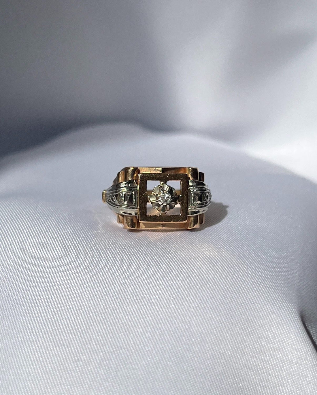 Anillo de tanque de diamantes &quot;Tessa&quot;