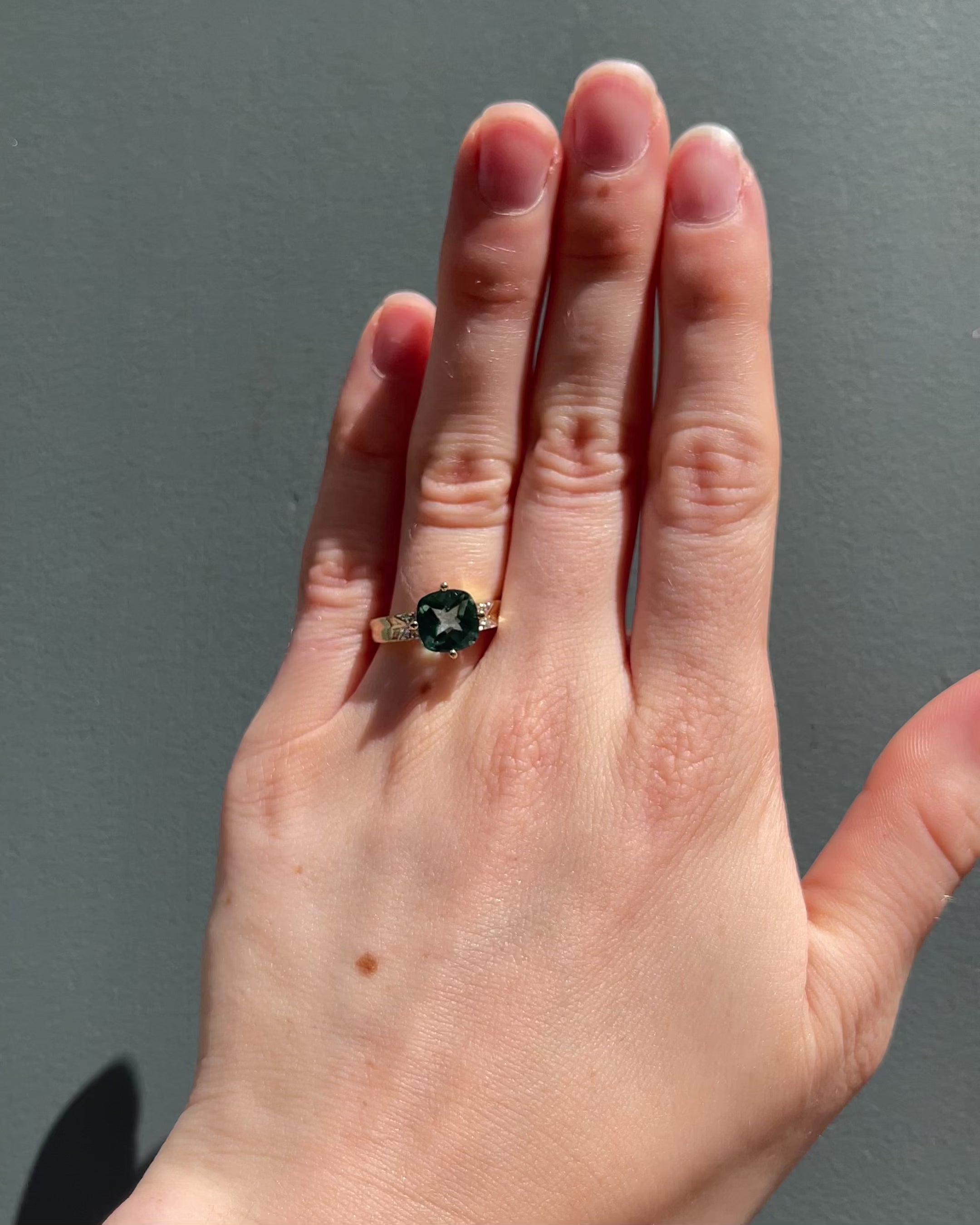 Bague Trilogie Topaze 2.30 carats &amp; Diamants "Liorine"