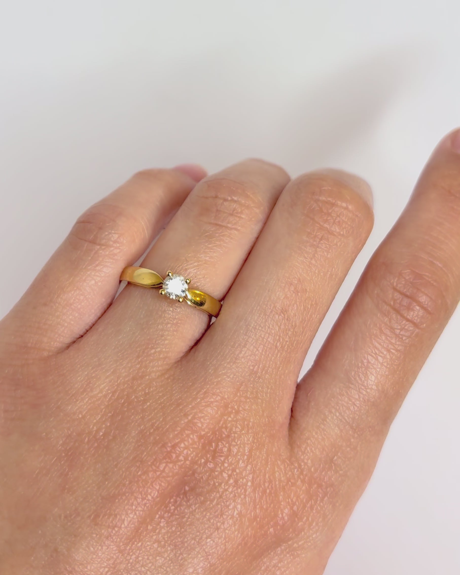 Solitary Diamond Ring 0.23 carat "Florina"