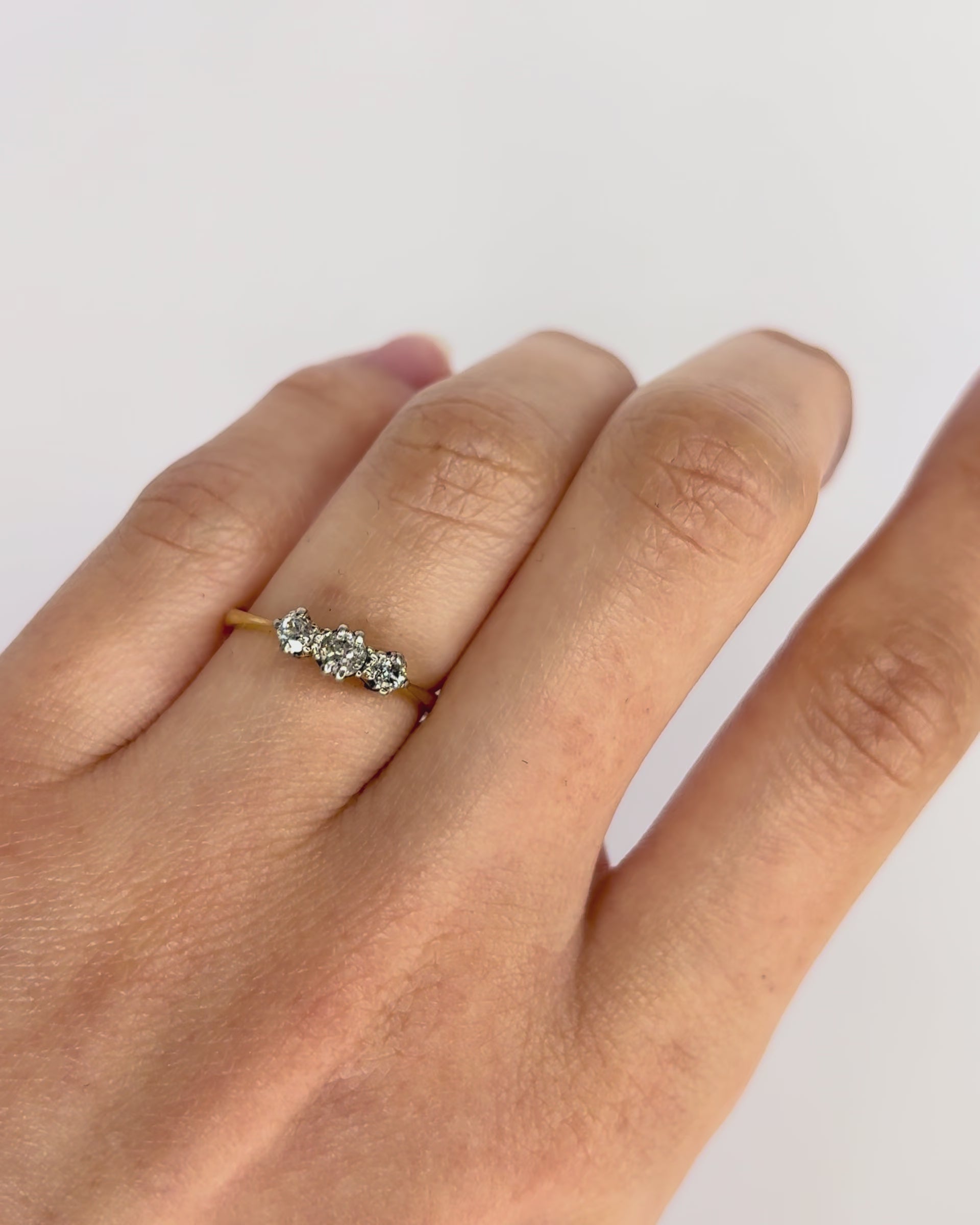 Bague Trilogie Diamants "Faia"