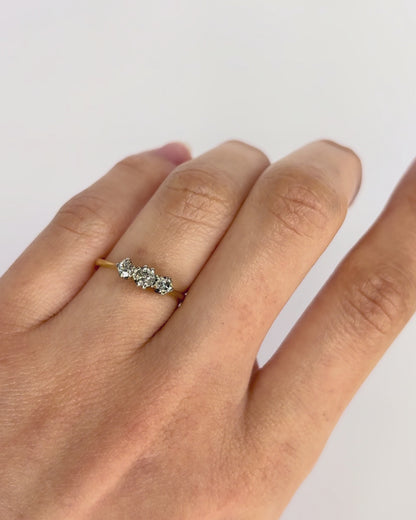 Bague Trilogie Diamants "Faia"