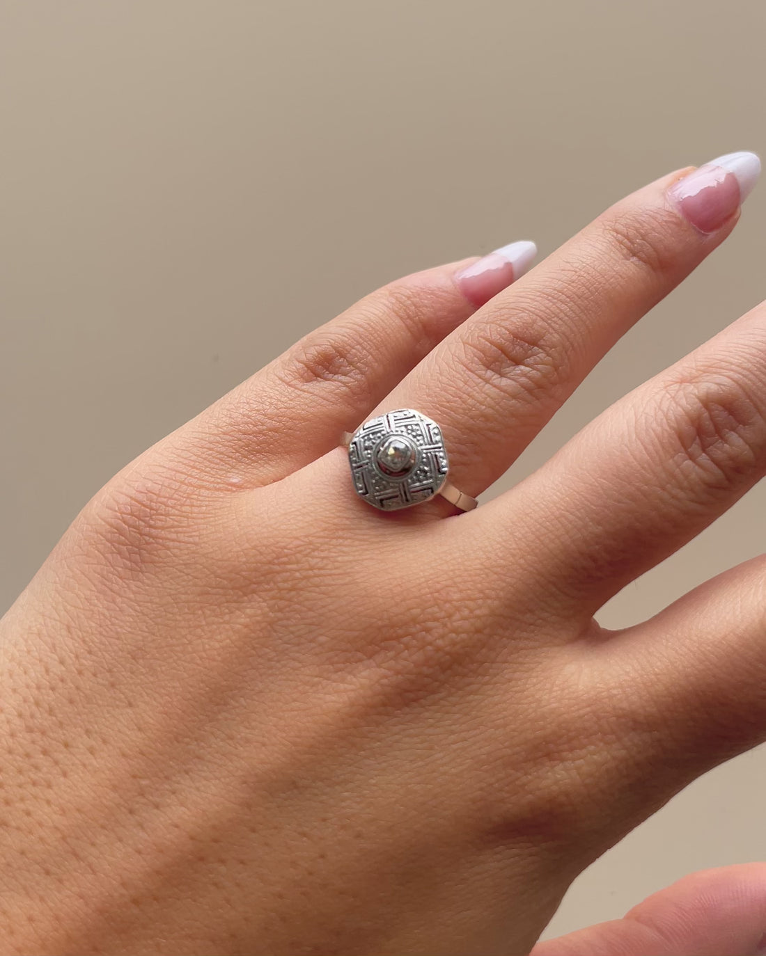 Bague Art-déco Diamants &quot;Salina&quot;