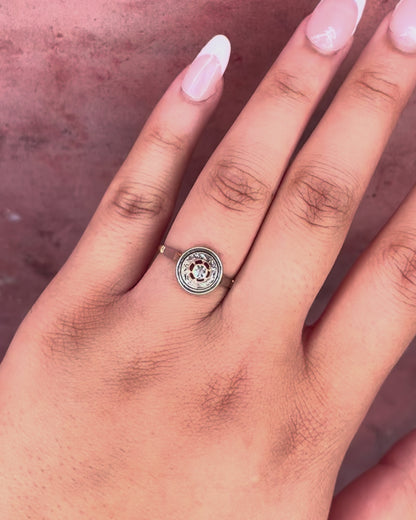 Bague Art-Déco Diamant "Asma"