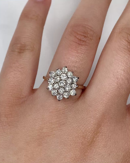 Marguerite Diamond Ring 1.33 Carat "Soraya"