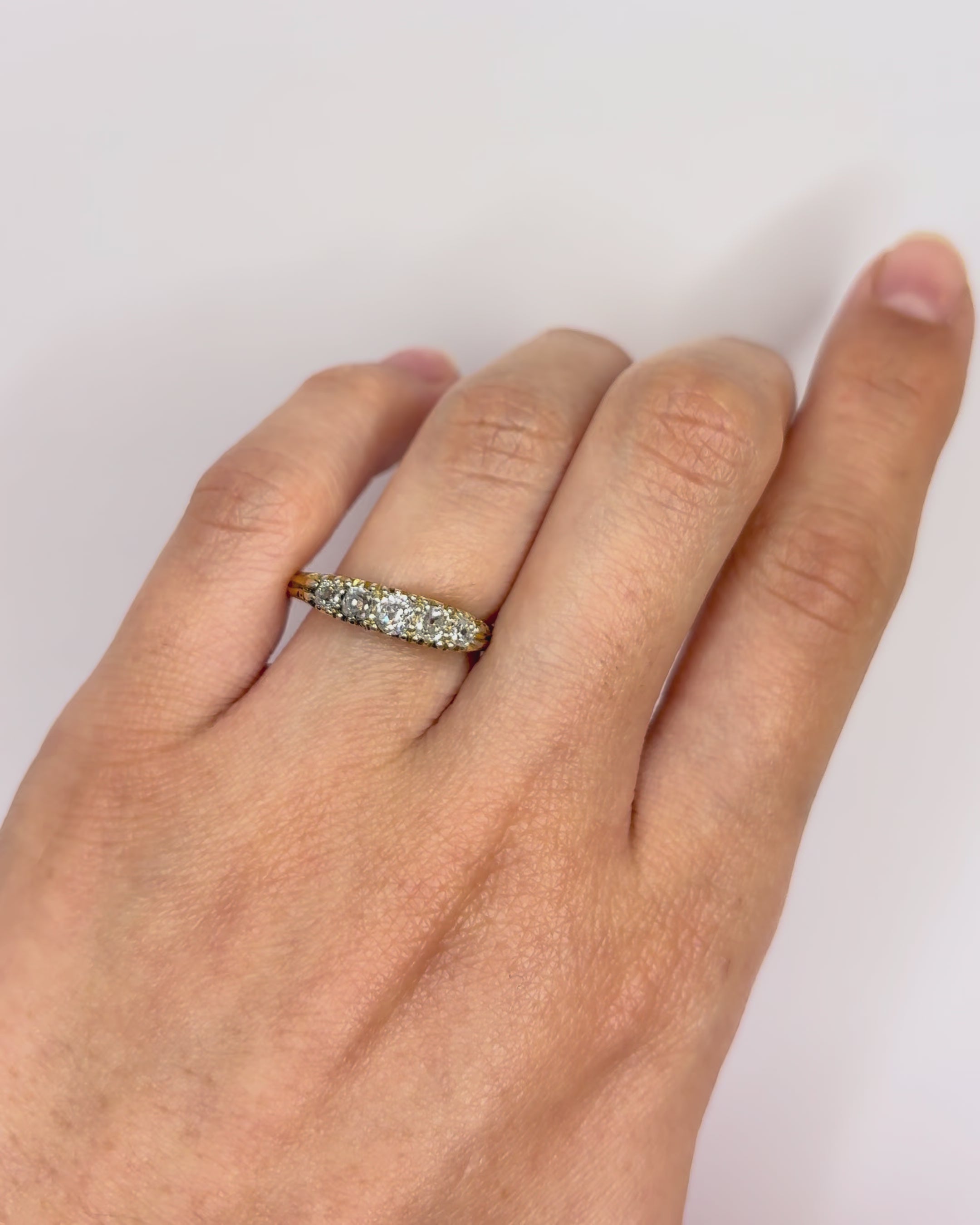 Bague Rivière Diamants 0.33 carat "Maeva"