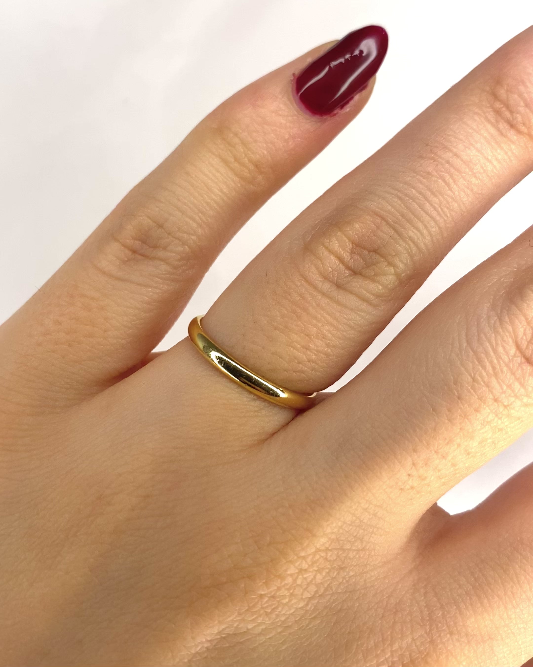 Alliance Or Jaune 18 carats "Gisèle"