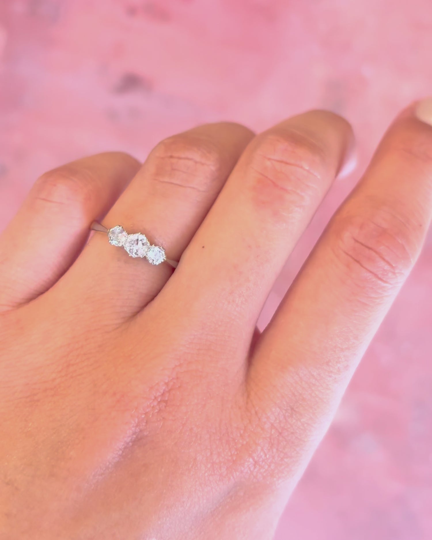 “Stella” 0.55-carat Trilogy Diamond Ring