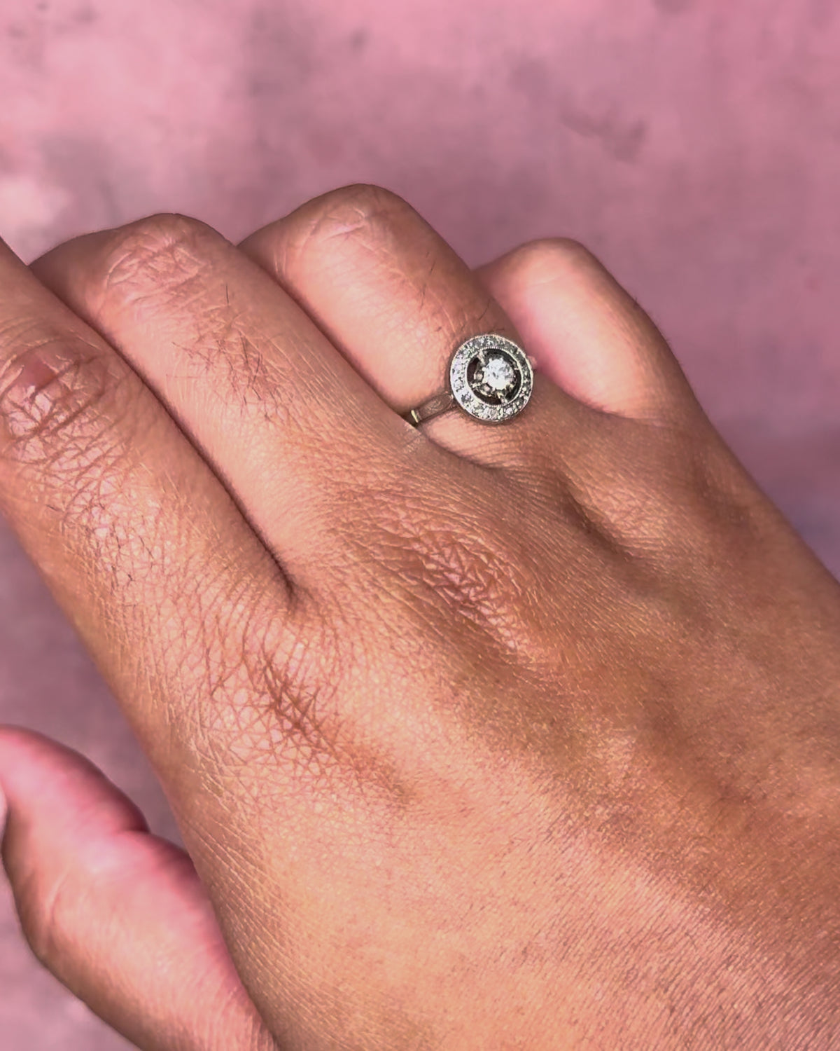 Séverin Art Deco Diamond Solitaire Ring