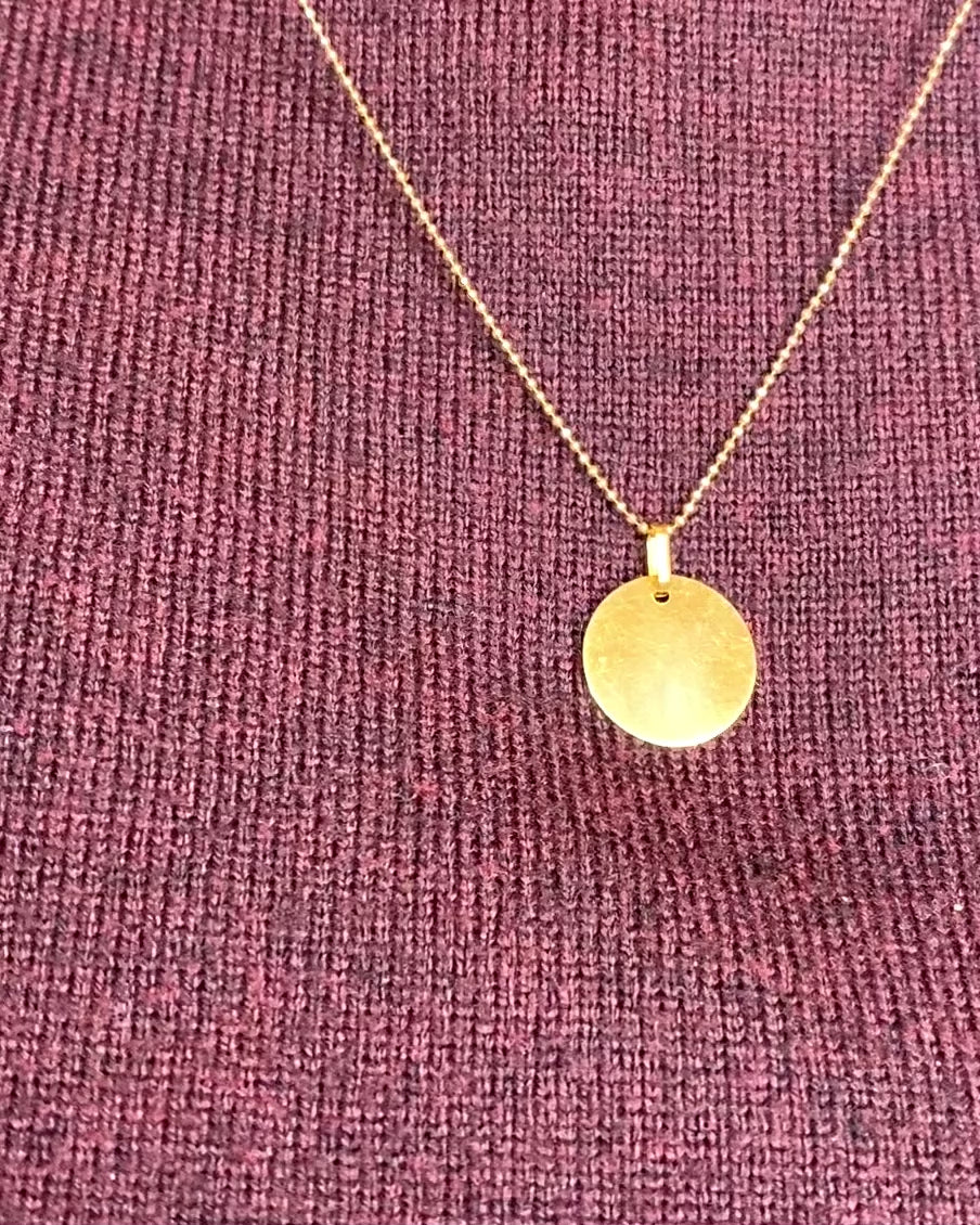 Yellow Gold "Jimmy" Locket Pendant