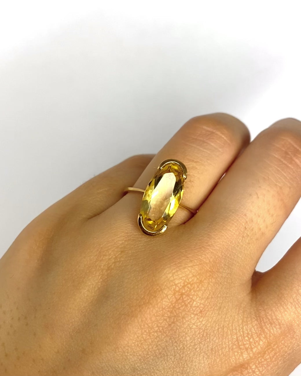 Bague Cocktail Citrine 4.50 carats "Rana"