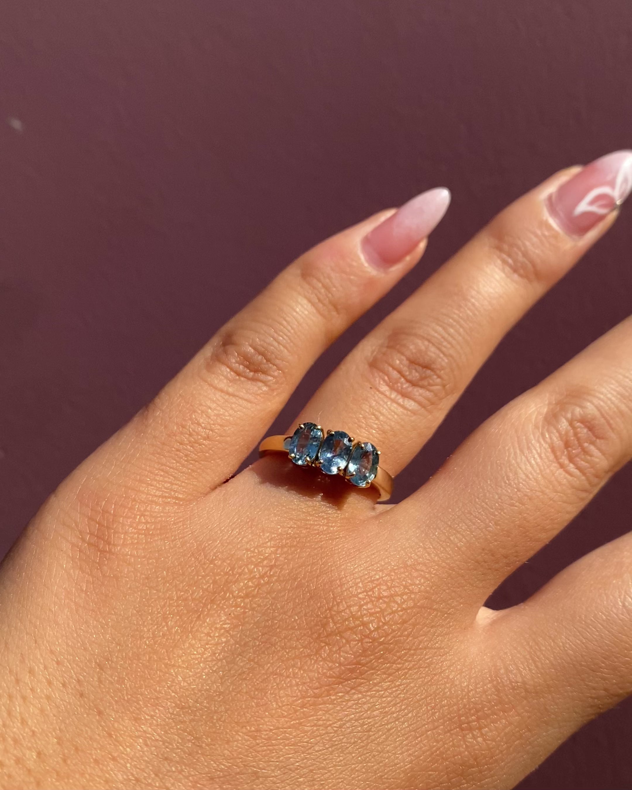 Bague Trilogie Saphirs 1.74 carat "Garance"