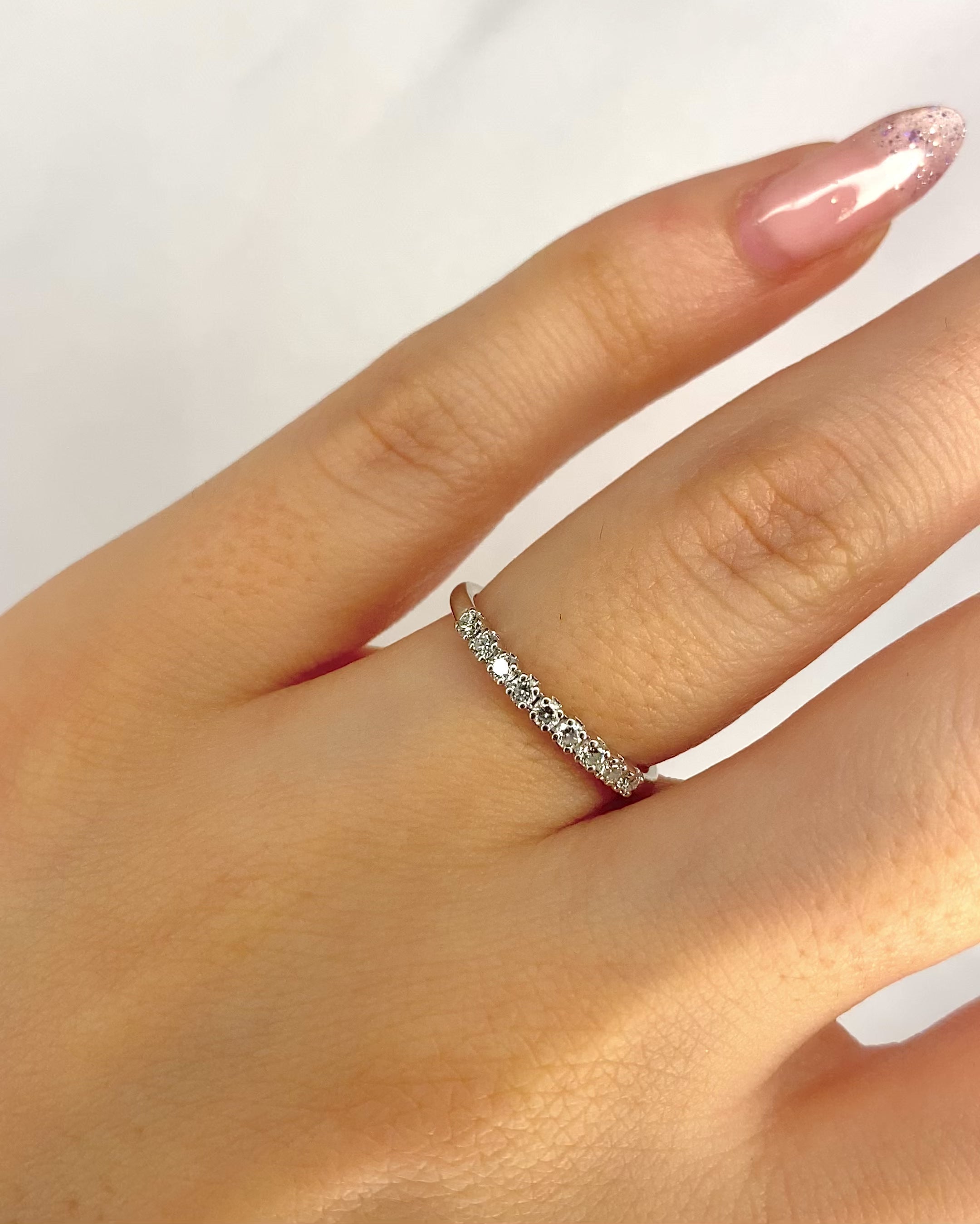 Half-Wedding Band Diamonds "Fanny"