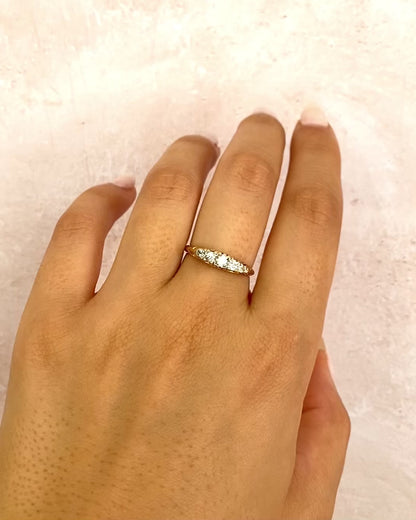 Bague Rivière Diamants 0.33 carat "Rahma"