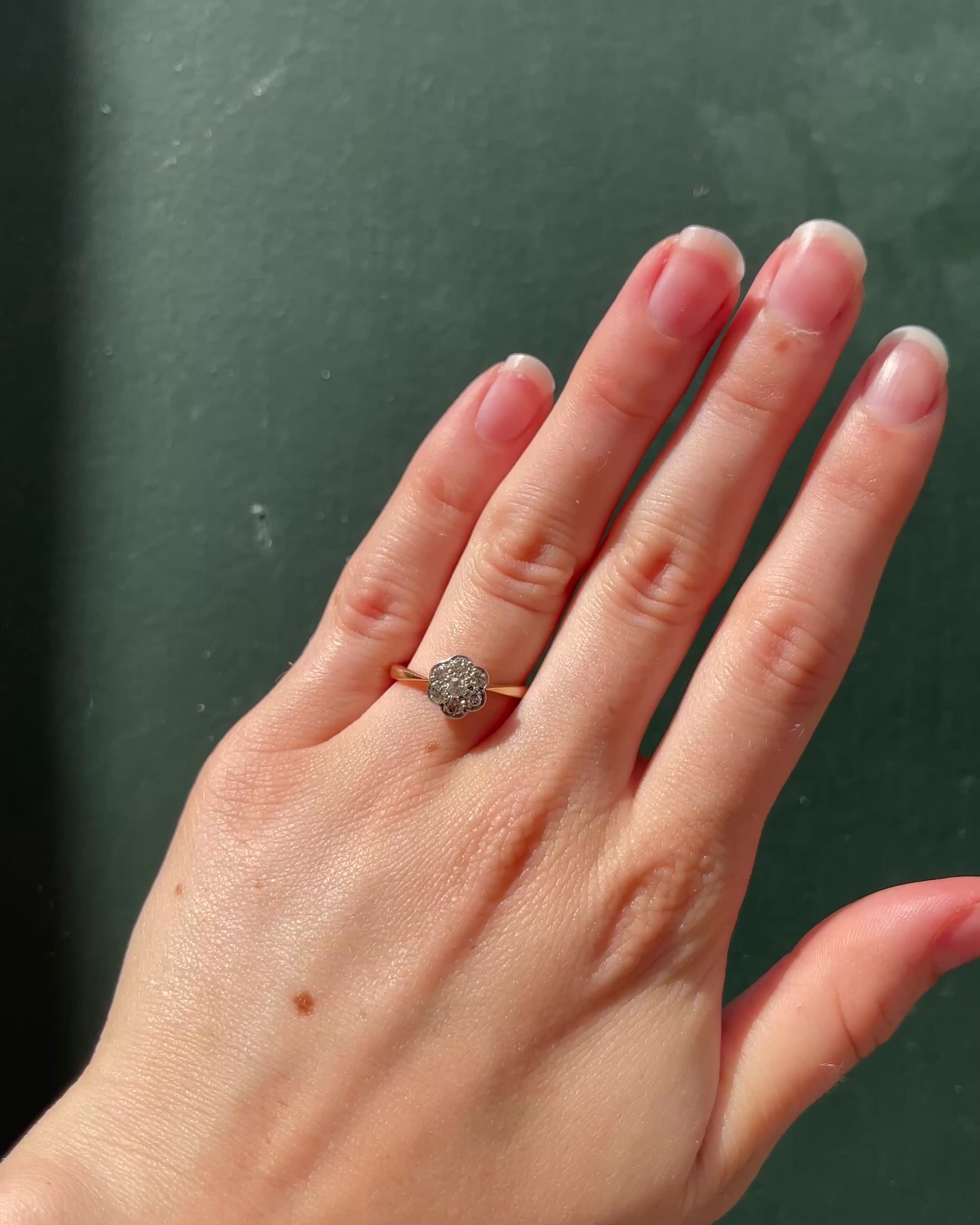 Bague Marguerite Diamants 0.30 carat "Stanis"