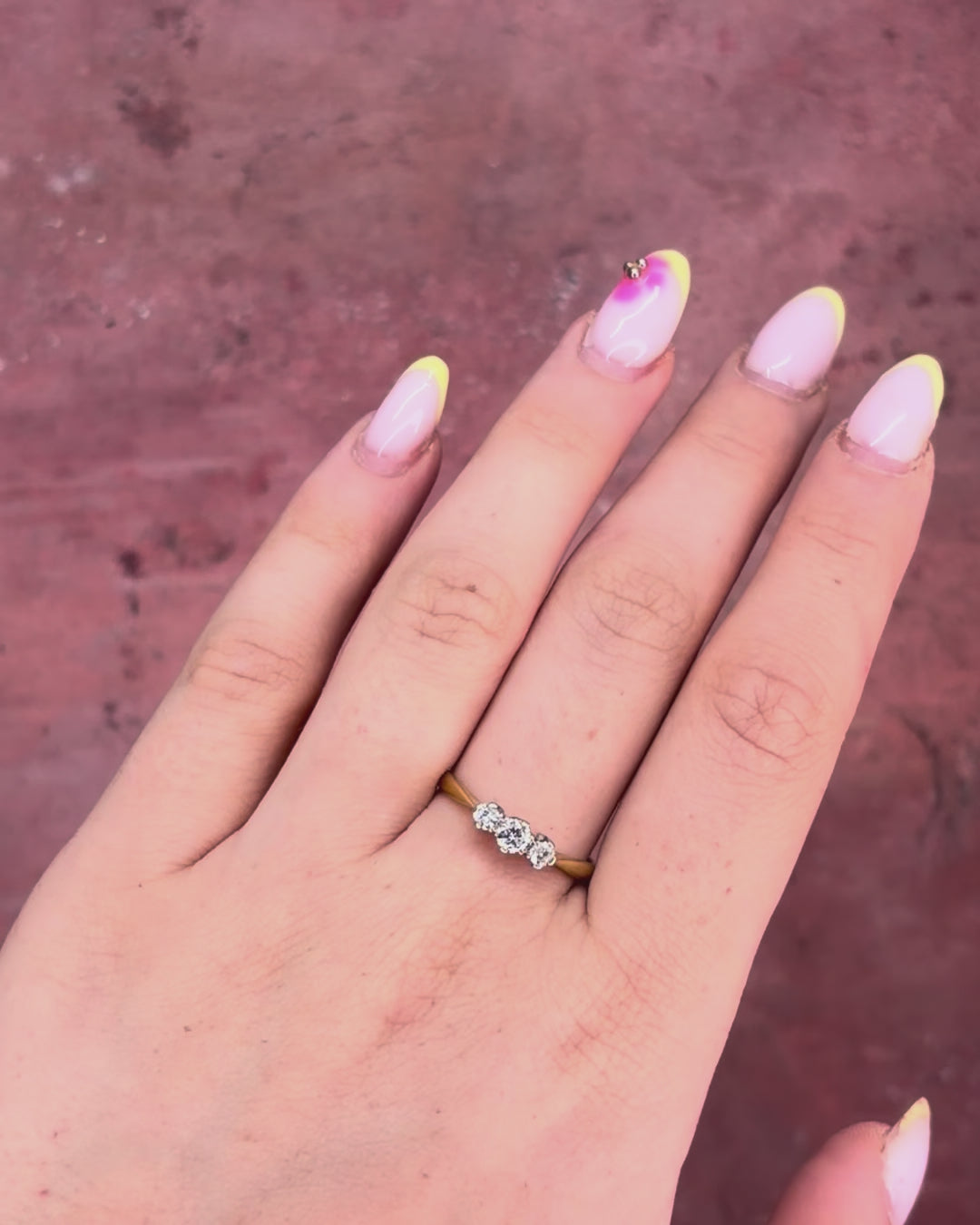 Bague Trilogie Diamants 0.30 carat "Valentine"