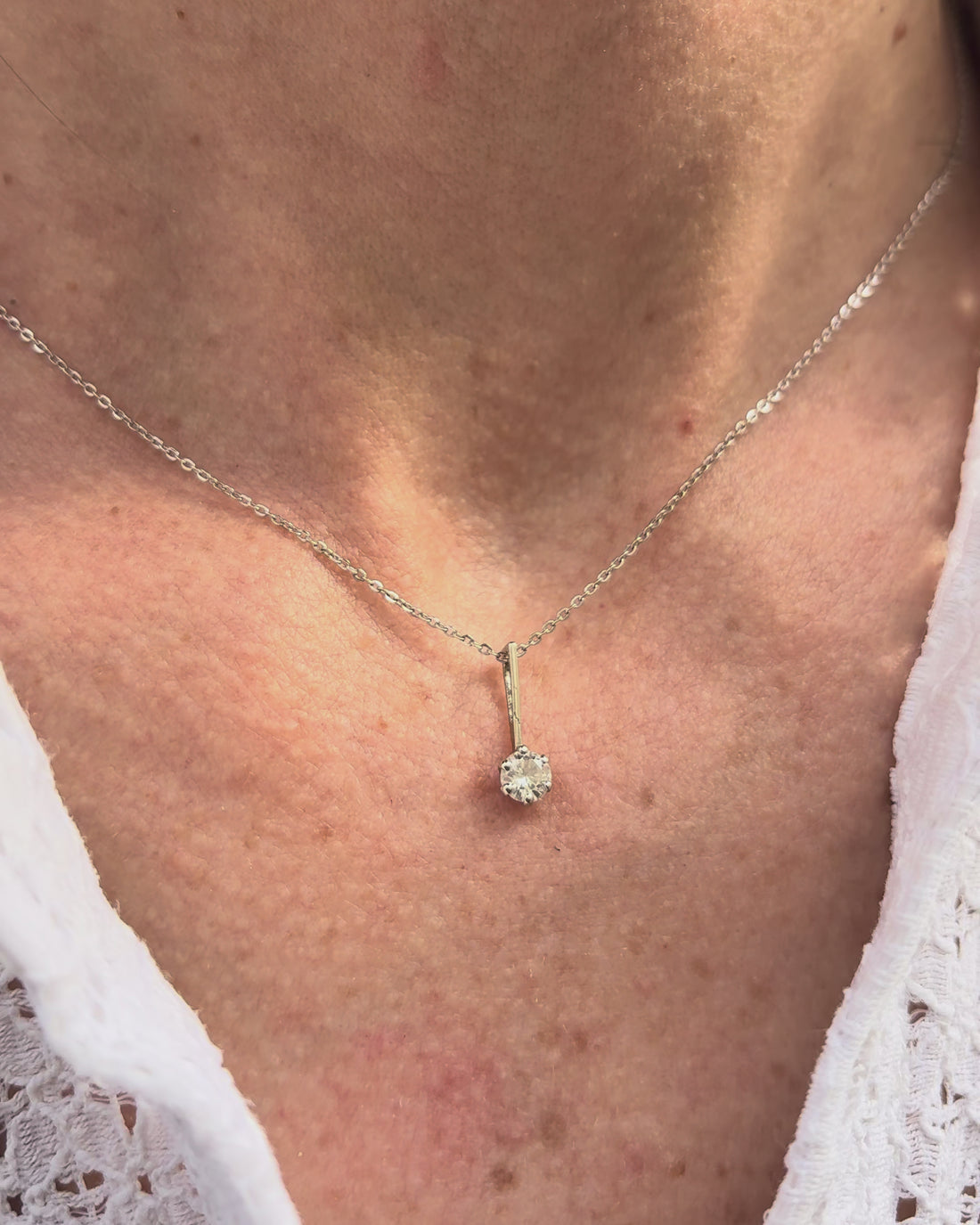 Pendentif Diamant  0.30 carat &quot;Lisa&quot;