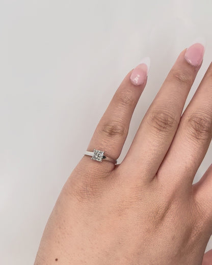 Bague Solitaire Diamant 0.70 carat "Jeanne"