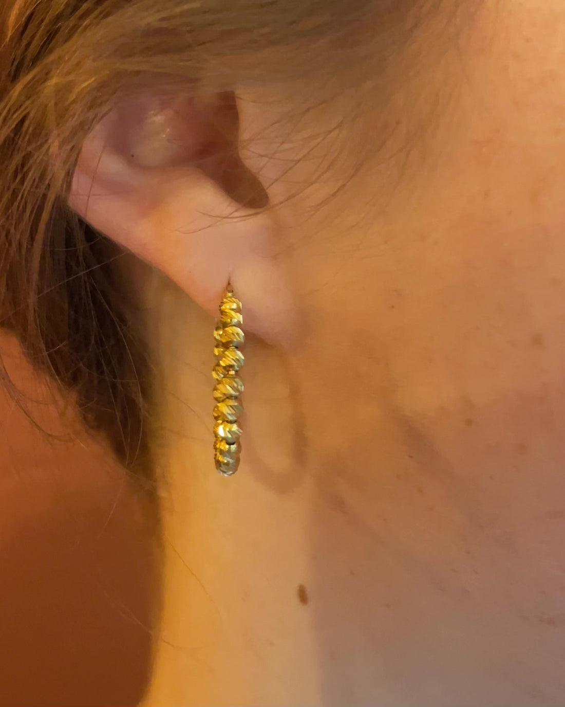 Créoles Or Jaune 18 carats 4,11g “Joséphine”