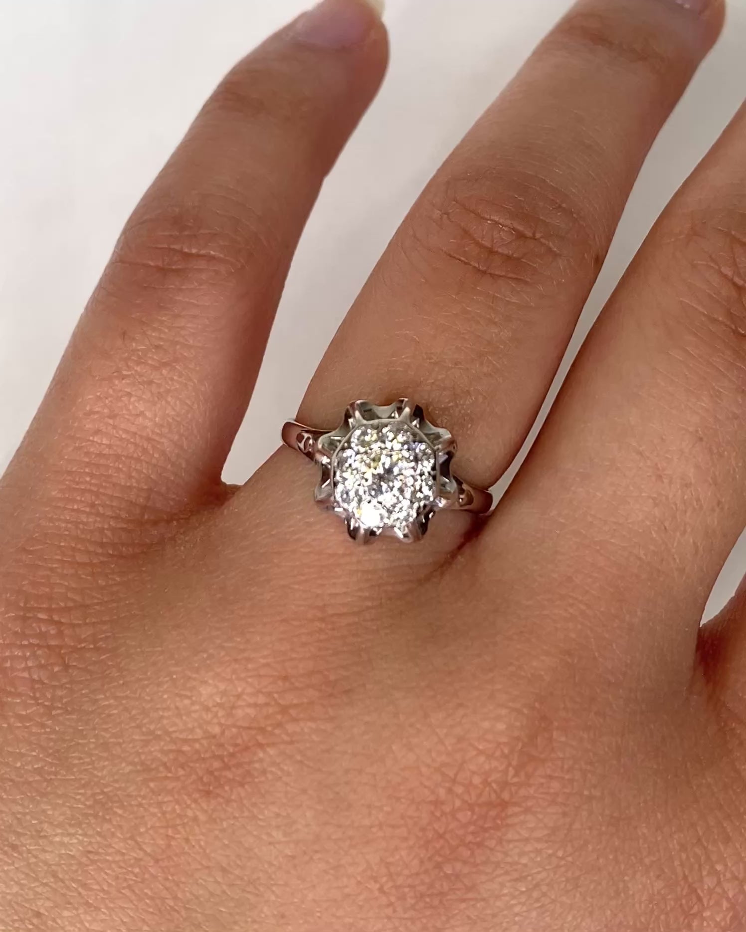 Bague Solitaire Diamants 0.68 carat "Mathilde"